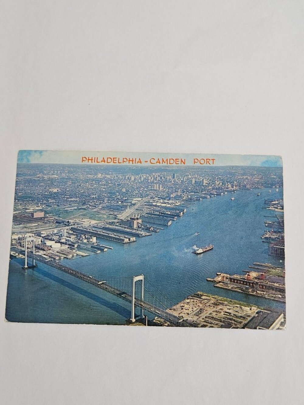Philadelphia Camden Port New Jersey Postcard